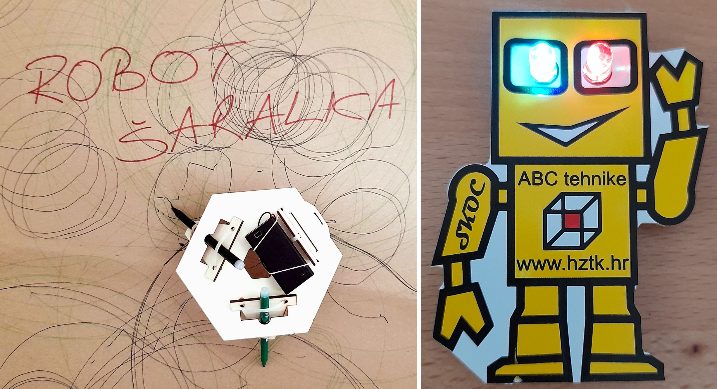 Robot Šaralica i svjetleća značka Skoc project image